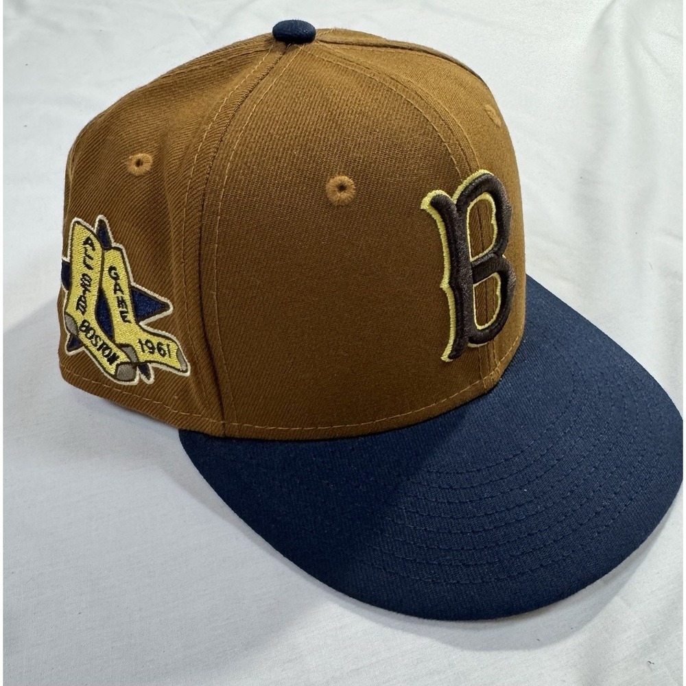New Era Boston Red Sox MLB 1961 All-Star Game Brown 59Fifty Fitted Hat 7 1/4